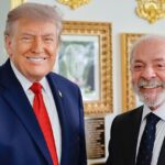 LULA E TRUMP SE REÚNEM NA CASA BRANCA PARA DISCUTIR TEMAS DA RELAÇÃO ENTRE BRASIL E EUA